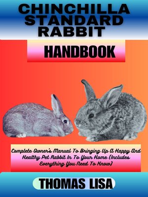 cover image of CHINCHILLA STANDARD RABBIT HANDBOOK